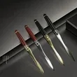 Wood Handle Stainless Steel Letter Opener | https://www.bestnamebadges.com