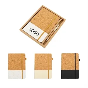 A5 Cork Notebook & Pen Gift Set