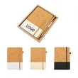 A5 Cork Notebook & Pen Gift Set | https://www.bestnamebadges.com