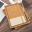 A5 Cork Notebook & Pen Gift Set | https://www.bestnamebadges.com