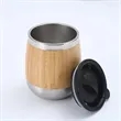 15 oz Bamboo Shell Coffee Mug with Lid & Handle | https://www.bestnamebadges.com