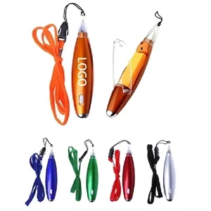 LED Light Sticky Note Ballpoint Pen 4-in-1