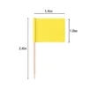Colorful Paper Toothpick Food Flags, 1.4x1 In | https://www.bestnamebadges.com