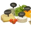 Slate Cheese Markers Set with Chalk and Bag | https://www.bestnamebadges.com