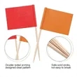 Colorful Paper Toothpick Food Flags, 1.4x1 In | https://www.bestnamebadges.com
