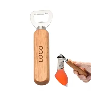 Solid Wood Handle Beer Bottle Opener