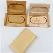 Bamboo Wood USB Flash Drive with Engraved Box | https://www.bestnamebadges.com