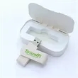 Wheat Straw Box USB Flash Drive 1-128GB | https://www.bestnamebadges.com