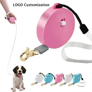 Retractable Dog Leash, Nylon Rope with ABS Handle, 16ft