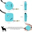 Retractable Dog Leash, Nylon Rope with ABS Handle, 16ft | https://www.bestnamebadges.com