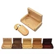 Bamboo Wood USB Flash Drive with Engraved Box | https://www.bestnamebadges.com