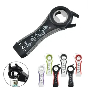 5-in-1 Multi-Function Bottle Opener with TPR Grip