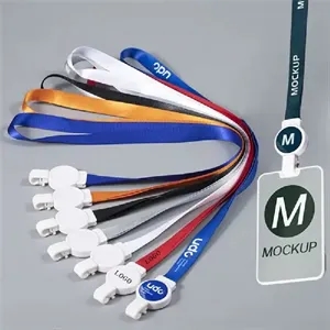 Custom Retractable Lanyard - Polyester & ABS