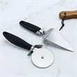 3-Inch Stainless Steel Pizza Cutter & Pie Server Set | https://www.bestnamebadges.com
