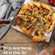 3-Inch Stainless Steel Pizza Cutter & Pie Server Set | https://www.bestnamebadges.com