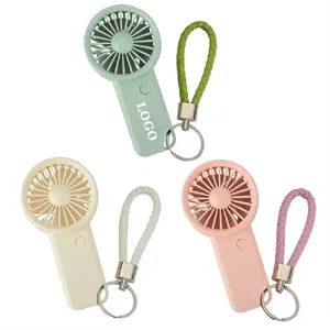3-Speed Mini Handheld Fan with Key Chain