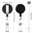 Plastic ID Card Holder & Retractable Badge Reel Set | https://www.bestnamebadges.com