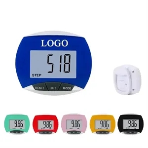 Compact Pedometer with Step Correction and Calorie Counter