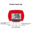 Compact Pedometer with Step Correction and Calorie Counter | https://www.bestnamebadges.com