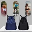 Waterproof Oxford Drawstring Backpack 19.7x15.7 | https://www.bestnamebadges.com