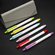 1.0mm Blue Ink Ballpoint Pen with Triangle Grip | https://www.bestnamebadges.com