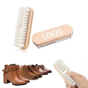Premium Suede Cleaning Brush - Wood Handle, Rubber Bristles