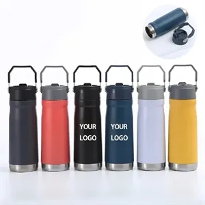 22oz 304 Stainless Steel Tumbler with Lid & Straw