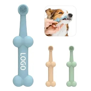 Silicone Pet Toothbrush BPA Free Soft Bristles