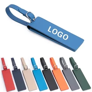 Waterproof Microfiber Luggage Tag with 304 Stainless Buckle