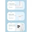 12-Hour Foldable USB Mini Fan Power Bank | https://www.bestnamebadges.com