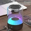 Clear Bluetooth RGB Night Light Speaker | https://www.bestnamebadges.com
