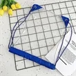 Clear PVC Drawstring Backpack 13.3x17 Inches | https://www.bestnamebadges.com