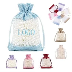 Luxury Sheer Organza Drawstring Gift Bag