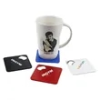 3.3-Inch Stainless Steel Bottle Opener Coaster | https://www.bestnamebadges.com