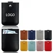 Stacked Leather RFID Blocking Credit Card Holder | https://www.bestnamebadges.com