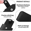 Stacked Leather RFID Blocking Credit Card Holder | https://www.bestnamebadges.com
