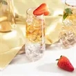 9 oz Gold Rim Plastic Champagne Flutes | https://www.bestnamebadges.com