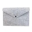 A4 Felt File Folder with Snap Closure | https://www.bestnamebadges.com