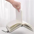 A5 PU Leather Lined Notebook with Magnetic Closure | https://www.bestnamebadges.com