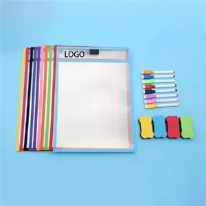 PET Dry Erase Pocket Sleeves 10x14 (6 Colors)