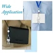 Alloy Retractable Badge Holder Keychain | https://www.bestnamebadges.com