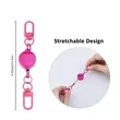 Alloy Retractable Badge Holder Keychain | https://www.bestnamebadges.com