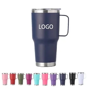 30 oz Stainless Steel Insulated Mug with Handle