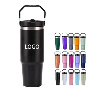 30oz Stainless Steel Vacuum Insulated Mug with Handle