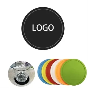 Silicone Grooved Coasters - Heat & Cold Resistant, Non-Slip