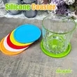 Silicone Grooved Coasters - Heat & Cold Resistant, Non-Slip | https://www.bestnamebadges.com