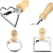 Stamp Maker & Cutter Set - 6 Shapes, Fluted Wheel | https://www.bestnamebadges.com