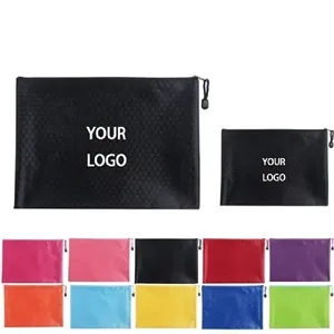 A4/A6 PVC Oxford Waterproof Zipper File Pouch