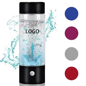 15 oz Rechargeable Portable Hydrogen Water Bottle Glass