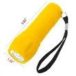 9 LED/COB Rubber Flashlight with Lanyard | https://www.bestnamebadges.com